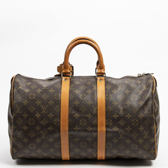 Louis Vuitton Keepall 45 in Brown Monogram Canvas - Picture 5 of 7